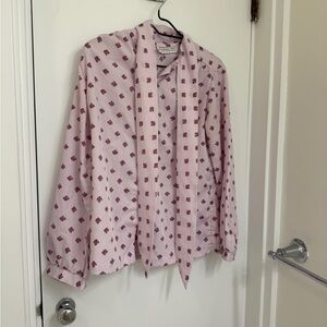 Stylish Purple Patterned blouse